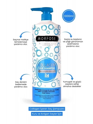 Kolajen Şampuan 1000 ML - Zayıf ve Zarar Görmüş Saçlar