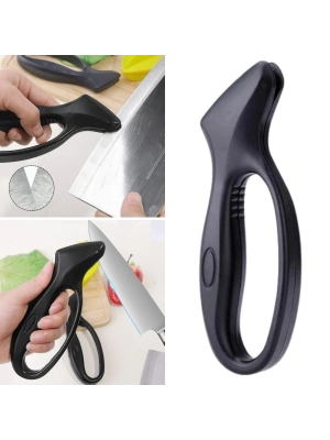 ®  Kolay Tutuş Saplı Paslanmaz Çelik Manuel Bıçak Bileme Aleti