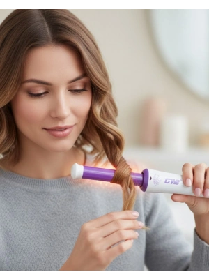 ® Kompakt Seyahat Tipi Saç Maşası – Parlak ve Sağlıklı Bukleler