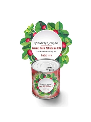 ®  Konserve Bahçem Evde Konservede Fındık Turp Yetiştirme Kiti