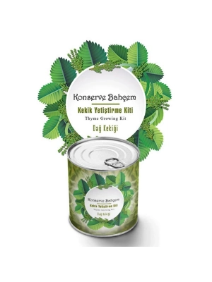 ®  Konserve Bahçem Evde Konservede Kekik Dağ Kekiği Yetiştirme Kiti