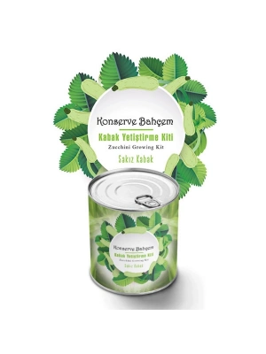 ®  Konserve Bahçem Evde Konservede Sakız Kabak Yetiştirme Kiti