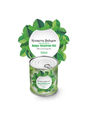 ®  Konserve Bahçem Evde Konservede Sultani Bamya Yetiştirme Kiti