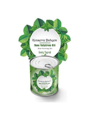 ®  Konserve Bahçem Nane Yetiştirme Kiti