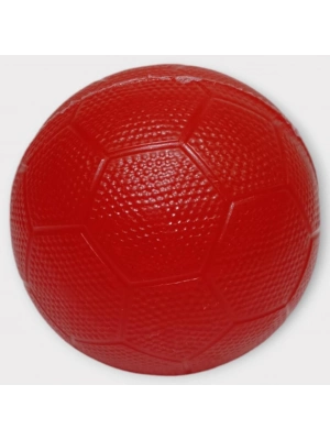 Köpek Oyuncağı - Plastik Düdüklü Top - Kırmızı