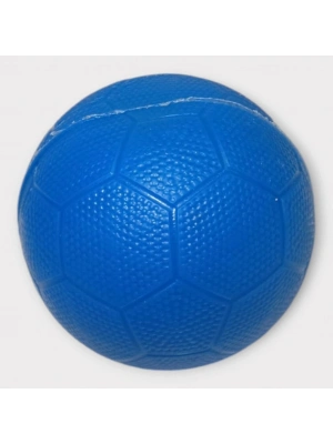 Köpek Oyuncağı - Plastik Düdüklü Top - Mavi