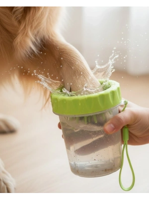 ® Köpek Pati Temizleyici Yıkama Kabı Halı ve Zemin Koruyucu