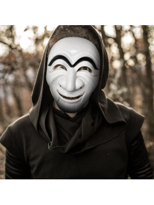 Koreli Hırsız Teatral Hahoe Maskesi - Dali Maskesi