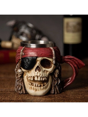 Korsan Çelik Kupa Bardak Kod 220013