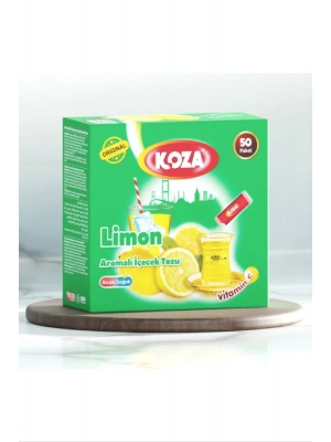 Koza Tek İçimlik Limon Aromalı Toz İçecek 50li