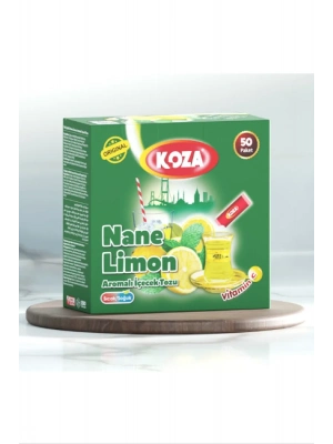 Koza Tek İçimlik Nane Limon Aromalı Toz İçecek 50li