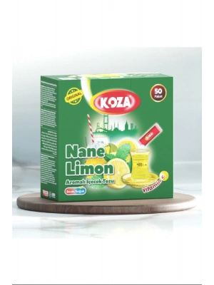 Koza Tek İçimlik Nane Limon Aromalı Toz İçecek 50li mudanis