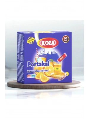 Koza Tek İçimlik Portakal Aromalı Toz İçecek 50li