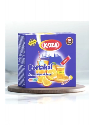 Koza Tek İçimlik Portakal Aromalı Toz İçecek 50li