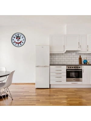 Krem 36 Cm Mutfak Dekoratif Duvar Saati