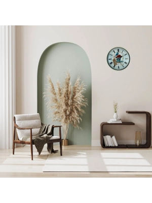 Krem 36 Cm Paris Strawberry Bird Duvar Saati