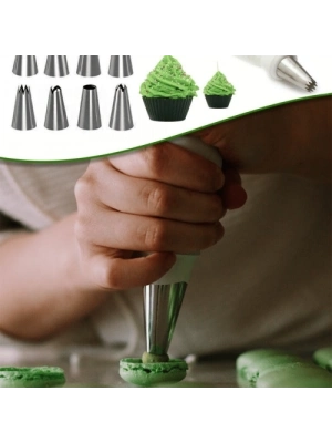 Krema Sıkma Seti 10 Parça