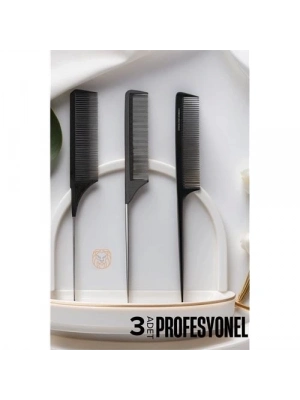Krepe Boya Tarağı Profesyonel 3 lü Set