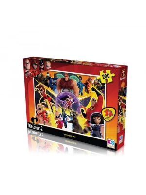 ® Ks Games 200 Parça Incredibles  Puzzle