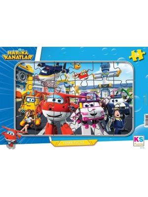 ® Ks Games 24 Parça Harika Kanatlar Frame  Puzzle