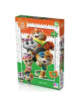 ®  KSGames44Cats50ParçaPuzzle