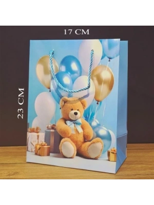 Küçük Boy Ayıcıklı Hediye Çantası