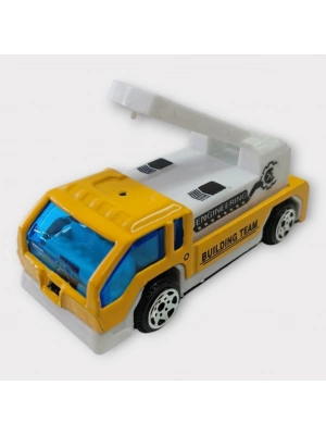 Küçük Metal İnşaat Araçları 7 cm - Kurtarma Kamyonu