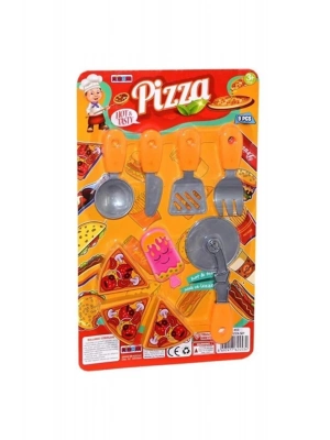 Küçük Pizza Oyuncak Seti 40x25 cm 9 parça