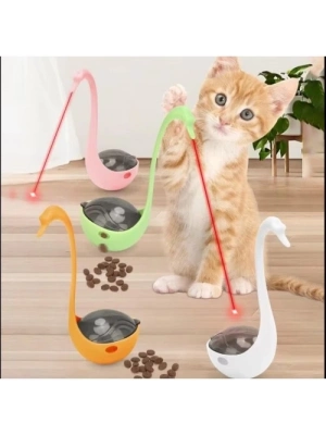 Kuğu Şeklinde Lazerli Kedi Oyuncağı