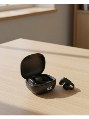 ® Kulak İçi Olmayan Kablosuz Kulaklık Dual Mic ve Uzun Pil Süresi