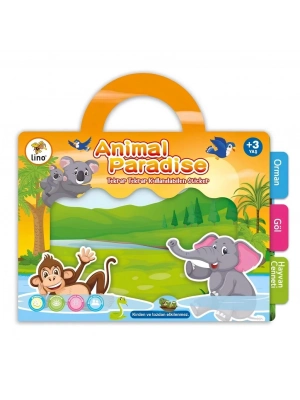 Kullanılabilen Sticker Animal Paradise