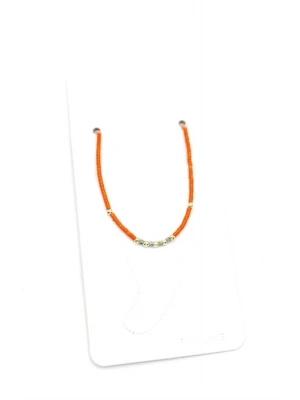 Kum Boncuk Halhal - Turuncu