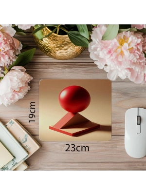 Kum Zeminli Sade Şekilli Mouse Pad - 19x23 cm 2 mm Dikdörtgen İthal Baskılı Mouse Pad