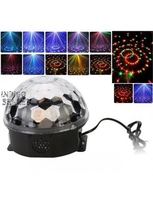 Kumandalı Kristal Led Rgb Disko Topu