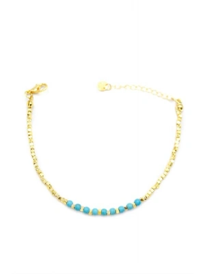 Küp Boncuk Bileklik - Altın