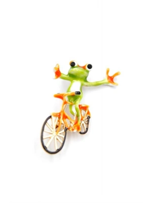 Kurbağa Broş - Yeşil