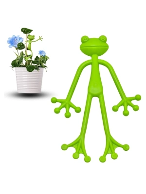 ®  Kurbağa Şeklinde Bitki Sabitleyici – Bahçe ve İç Mekan Bitkileri İçin Dal ve Gövde Destek Aparatı, Çok Amaçlı Bitki Tutucu Klips