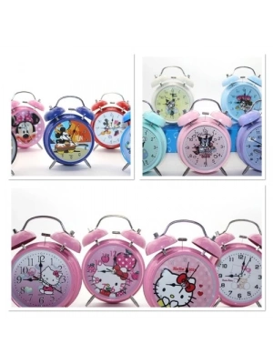 Kuromi, Hello Kitty, Mickey Mouse Masa Üstü Çalar Saat