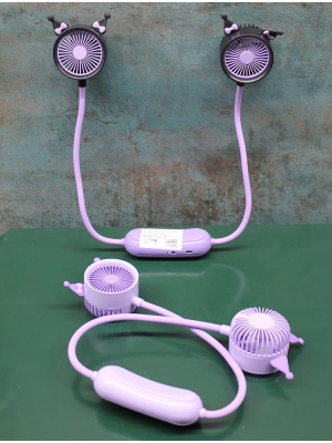 Kuromi Şarjlı Boyun Fanı Vantilatör 2 Kademeli Model 1