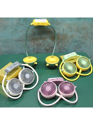 Kuromi Şarjlı Boyun Fanı Vantilatör 2 Kademeli Model 2