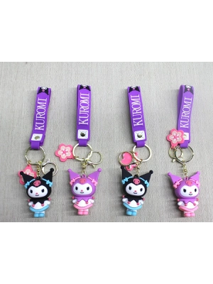 Kuromi Silikon Anahtarlık
