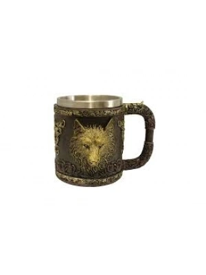 Kurt Detaylı Çelik Kupa