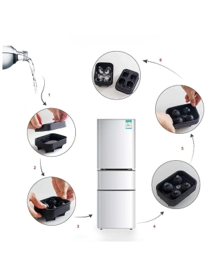 Kuru Kafa Şekilli Silikon Buz Kalıbı