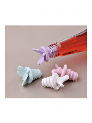 Kuş-Kelebek Şekilli Şişe Yağdanlık Tıpası 1 Adet Royaleks-50808