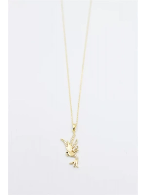 Kuş Kolye - Altın