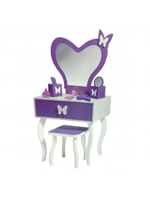 Kutuda Ahşap Makyaj Seti