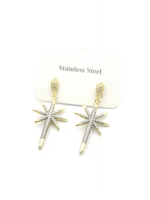 Kutup Yıldızı Küpe - Altın