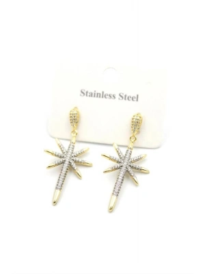 Kutup Yıldızı Küpe - Altın