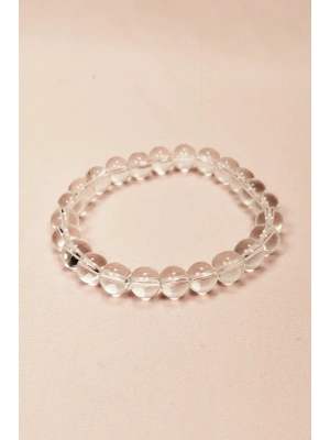 Kuvars Doğal Taş Bileklik Kutulu