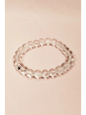 Kuvars Doğal Taş Bileklik Kutulu